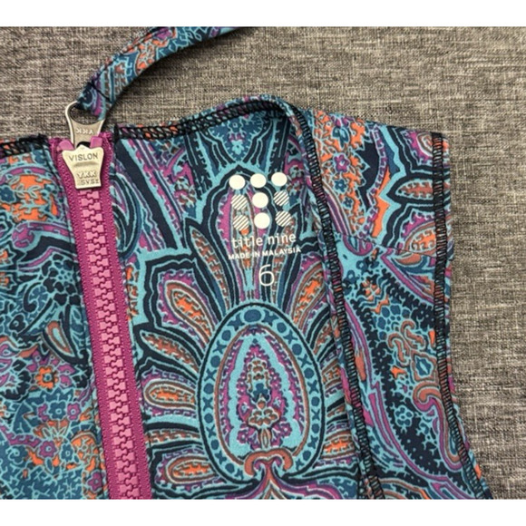 Title Nine Trouble Dress Istanbul Paisley in Bermuda Blue Multi Size 6 - Picture 6 of 8